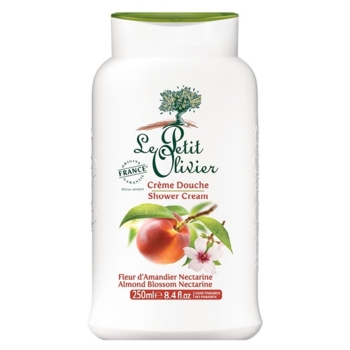 Гель-крем для душу Le Petit Olivier Extra, мигдальний колір-нектарин, 250 мл (3549620007442) - Pampik