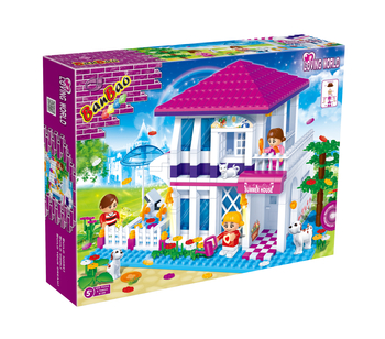 Конструктор BanBao Люблячий світ Будинок відпочинку, 425 елементів (6105) - Pampik