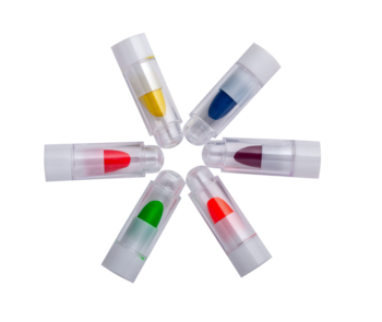 Олівці для гриму обличчя і тіла ZiBi Kids Позитив, 6 кольорів (ZB.6569) - Pampik - 2