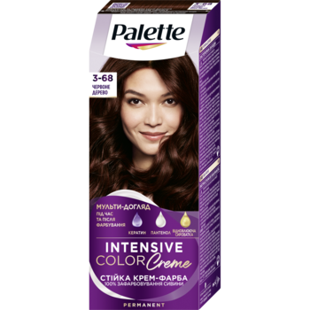 Фарба для волосся Palette ICC 3-68 червоне дерево, 110 мл - Pampik