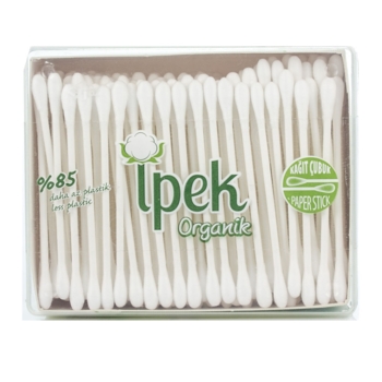 Ватні палички Ipek Organic, 200 шт. - Pampik