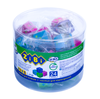 Ластик ZiBi Fun Cub KIDS Line, 2 мм, в ассортименте (ZB.5460) - Pampik - 6