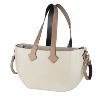 Сумка для коляски Nuvita MyMia, шкіра, бежевий (NV8801S/02RH/23T/13T/33T) - Pampik