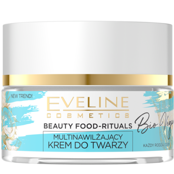 Глибоко зволожуючий крем для обличчя Eveline Beauty Food-Rituals Bio Vegan, 50 мл - Pampik