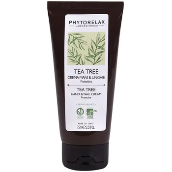 Крем для рук та нігтів Phytorelax Vegan & Organic Tea Tree 75 мл (6022319) - Pampik