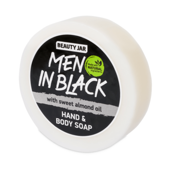 Mыло для рук и тела Beauty Jar Men in Black, 80 г - Pampik
