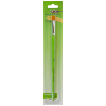 Пензель ZiBi Kids line № 6 з синтетичним ворсом, плоский 1 шт (ZB.6933SF-6b) - Pampik