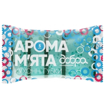 Губки кухонные Добра господарочка Мята, 5 шт. (4820086522533) - Pampik