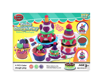 Набір для творчості Funny Lucky Тісто для ліплення Яскраве тісто Y07 (711217) - Pampik