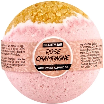 Бомбочка для ванни Beauty Jar Rose Champagne 150 г - Pampik