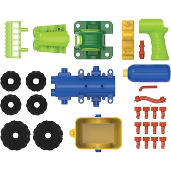 Конструктор Edu-Toys Трактор с инструментами (JS030) - Pampik - 5