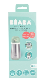 Металевий термопоїльник Beaba, 350 мл, зелений (913539) - Pampik - 7