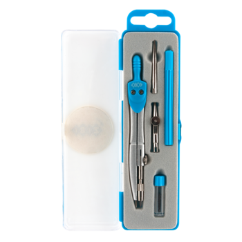 Готовальня ZiBi, 4 предмета, голубой (ZB.5303BS-14) - Pampik - 2