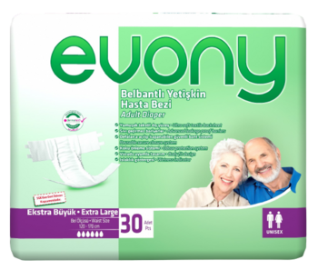 Підгузки для дорослих Evony 4 Extra Large, 30 шт - Pampik
