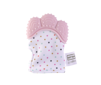 Прорізувач-рукавичка Baby Team, рожевий (4090_рожевий) - Pampik - 2