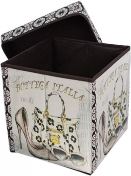 Пуфик с крышкой для хранения вещей Supretto, стиль (5163-0002) - Pampik - 2