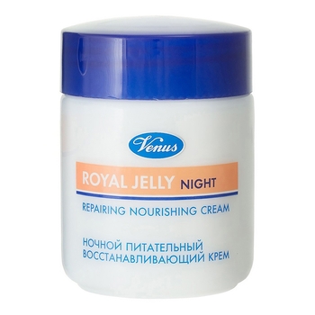 Нічний крем для обличчя Venus Royal Jell живильний з маточним молочком, 50 мл (70011363/70010948) - Pampik