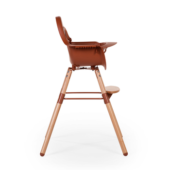 Стульчик для кормления Childhome Evolu 2 с бампером, коричневый (CHEVOCHRU) - Pampik - 21