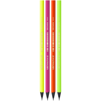 Карандаш чернографитный BIC Evolution Fluo НВ 1 шт. цвет в ассортименте (940758) - Pampik
