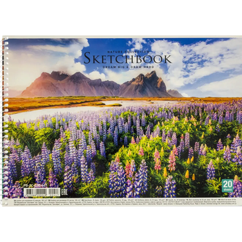 Альбом для малювання Star Альпійські луги 20 аркушів (PB-SC-020-447) - Pampik