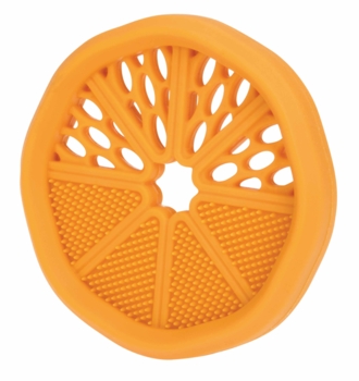 Силиконовый прорезыватель Nuby Апельсин, оранжевый (NV06007orang) - Pampik