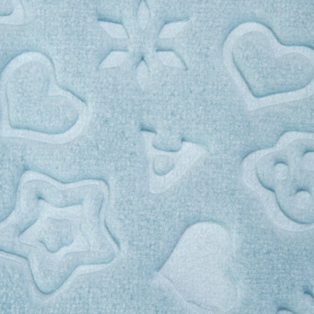 Дитячий плед у ліжечко Karaca Home Candy Mavi 120х100 см блакитний (svt-2000022245272) - Pampik - 3