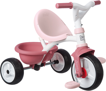 Триколісний велосипед 3 в 1 Smoby Toys Бі Муві Комфорт, рожевий (740415) - Pampik - 2