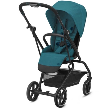 Прогулянкова коляска Cybex Eezy S Twist+ 2 BLK B River Blue Тurquoise (520001949) - Pampik