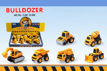 Машинка инерционная DIY Spatial Creativity 6 видов, в ассортименте, оранжевый (CJ-1636700) - Pampik