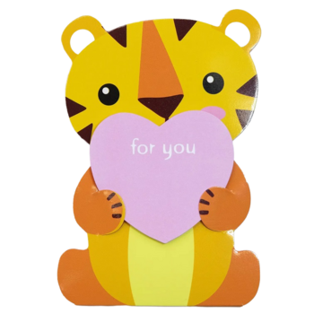 Блокнот детский Malevaro Зверята 1+сердце с липким слоем 20 листов, 78x116мм, 40 листов (52805) - Pampik