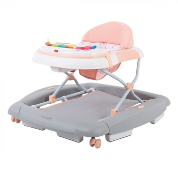 Ходунки с качелями FreeOn Piano Pink (8002747) - Pampik
