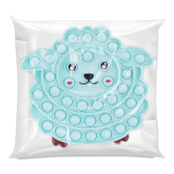 Игрушка-антистресс Pop It Offtop Овечка, голубой (866743) - Pampik