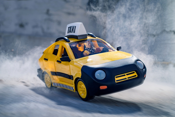 Игровой набор Jazwares Fortnite Joy Ride Vehicle Taxi Cab, автомобиль и фигурка (FNT0817) - Pampik - 12