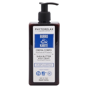 Крем для тіла Phytorelax Vegan&Organic Shea Butter, поживний та пом'якшувальний, 250 мл (6008795) - Pampik