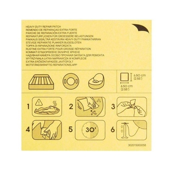 Набор для ремонта Bestway, прочный 6,5х6,5 см (671319) - Pampik - 2