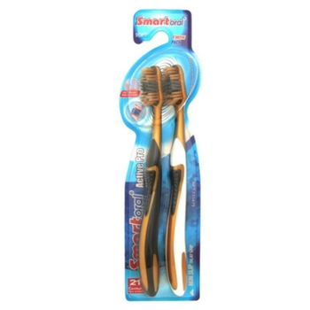 Набір зубних щіток Smartoral, м'які, 2 шт. (731475) - Pampik