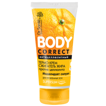 Термо-крем для тела Dr. Sante Body Correct Антицеллюлитный, Сжигатель жира, 150 мл - Pampik