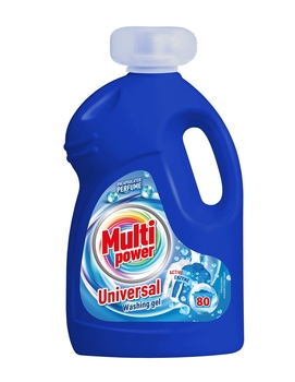 Гель універсальний Multi Power для прання кольорових та білих тканин, 4 л - Pampik