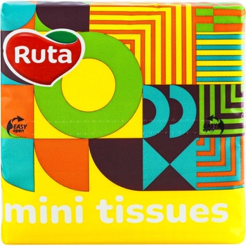 Хустинки носові Ruta Mini Tissues, двошарові, 150 шт. - Pampik - 2