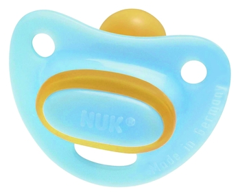 Пустышка для недоношенных детей Nuk, синий (3954103) - Pampik