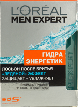 Лосьйон після гоління L'oreal Paris Men Expert Гідра Енергетик Крижаний ефект, 100 мл - Pampik - 2