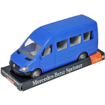 Автомобиль Tigres Mercedes-Benz Sprinter пассажирский на планшетке синий (39706) - Pampik