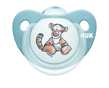 Пустушка силіконова Nuk Disney Winnie Тигр, ортодонтична (3952378) - Pampik