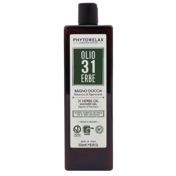 Гель для душу Phytorelax Vegan&Organic 31 Herbs Oil, 500 мл - Pampik