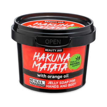 Гелеве мило для рук і тіла Beauty Jar Hakuna Matata, 130 мл - Pampik