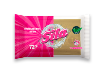 Мыло хозяйственное Sila 72%, 200 г - Pampik