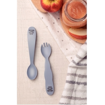 Набір столових приборів Tramontina Baby Le Petit, 2 предмети, сірий (23797/602) - Pampik - 3