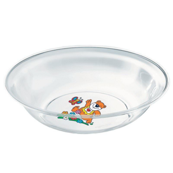 Тарілка дитяча Guzzini Bimbi, 17,5х4 см прозорий (7681200) - Pampik