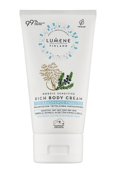 Крем для тіла Lumene Nordic Sensitive для інтенсивного зволоження та захисту сухої та чутливої шкіри, 150 мл (8000019685970) - Pampik