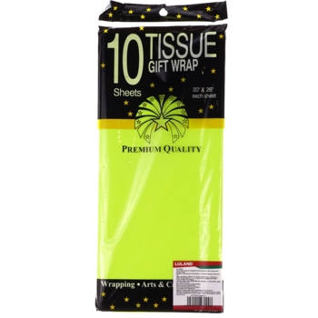 Набор бумаги для упаковки подарков Offtop, желтый, 10 шт. (853442) - Pampik